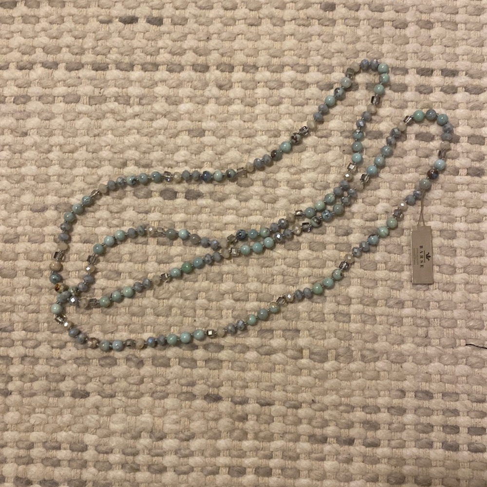 Cool jewel toned BARSE necklace